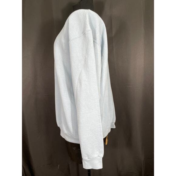 Vintage Day Breeze Holiday Sweatshirt, Chickadees on a holly branch, Plus size - Picture 5 of 7